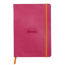 Carnet - Format A5 14.8 x 21 cm - Goalbook - Rhodia - 240 pages pointillées - Framboise