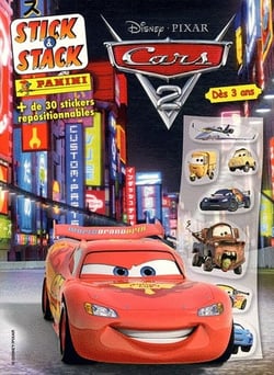Cars 2 - 30 stickers repositionnables, Dès 3 ans