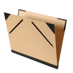 Carton à dessin kraft brun - 52 x 72 cm - à élastiques