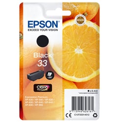 Cartouche d'encre n°T33 Orange - noir - Epson