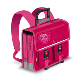 Cartable à roulettes - Kickers - Baton rouge