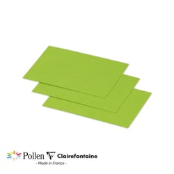 25 cartes Pollen 70x95 mm  - Vert menthe
