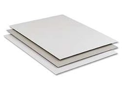 Carton mi-fin blanc/gris 50x65