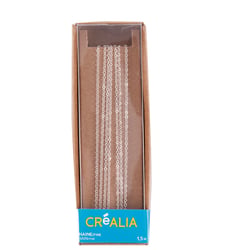 Chaîne à maille forçat 1,5 mm x 1,5 m Créalia - Argenté