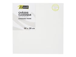 Châssis - toile 100% lin Monali - 30 x 30 cm