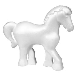 Cheval en polystyrène