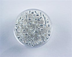 Cheville garni argent 16g couleur argent