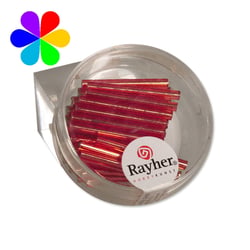 Chevilles en verre 20mm - rouge 