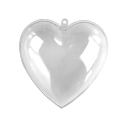 Cœur plastique - 8 cm