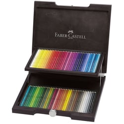 Coffret en bois 72 crayons de couleur aquarellables - Faber-Castell - Couleurs assorties - Albrecht Dürer