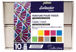 Coffret Setacolor opaque n°1 Pébéo - 10 x 45 ml