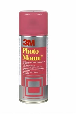 Colle pour assemblages définitifs 3M - Spray - Transparent - Photo Mount