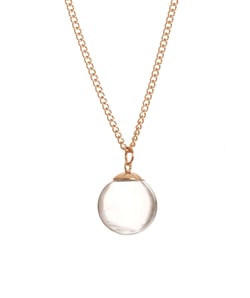 PENDENTIF BOULE VERRE DIAM 18mm