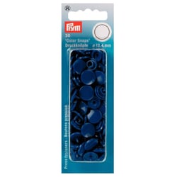 Boutons Pression Color Snaps - Bleu - 12.4 mm