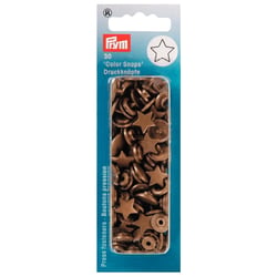 Boutons Pression Color Snaps - étoile doré - 12.4 mm