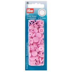 Boutons Pression Color Snaps - Rose - 12.4 mm