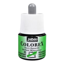 Encre aquarelle Colorex Pébéo - 45 ml - vert printemps