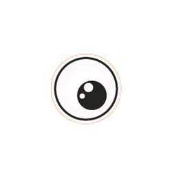 Sickers Cooky Maildor - Yeux - 1 planche