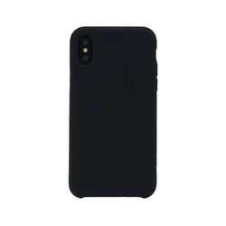 Coque rigide soft touch noire pour iPhone X - Big Ben