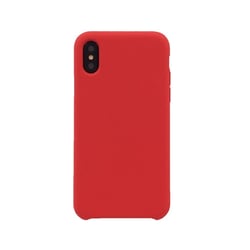 Coque rigide soft touch rouge pour iPhone X - Big Ben