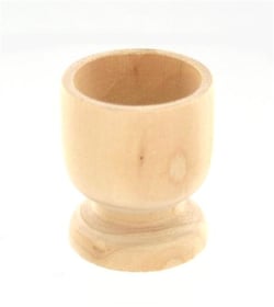 Coquetier en bois moderne - h50mm d40mm