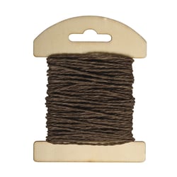 Cordon papier - marron - 1.2mm