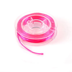Cordon queue de souris 1 mm x 5 m Créalia - Rose fluo