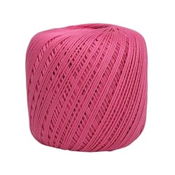 Pelote de fil à crocheter 100% coton - Distrifil - Cablé n°5 - Rose foncé 22