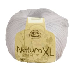 Pelote de fil à crocheter 100% coton - DMC - Coton Natura XL - Blanc 01
