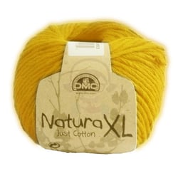 Pelote de fil à crocheter 100% coton - DMC - Coton Natura XL - Tournesol 09