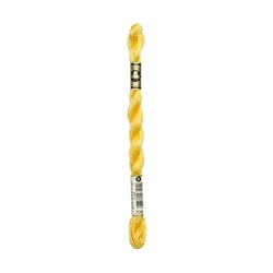 Fil à broder DMC - Coton perlé n°3 - Jaune mimosa 726