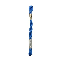 Fil à broder DMC - Coton perlé n°3 - Bleu de cobalt 798
