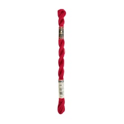 Fil à broder DMC - Coton perlé n°5 - Rouge laque de Chine 304