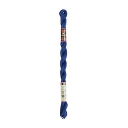 Fil à broder DMC - Coton perlé n°5 - Bleu indigo 336