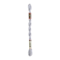 Fil à broder DMC - Coton perlé n°5 - Chrome métallisé 415