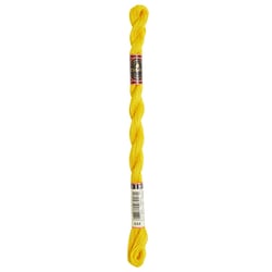Fil à broder DMC - Coton perlé n°5 - Jaune vif 444