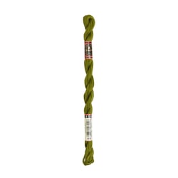 Fil à broder DMC - Coton perlé n°5 - Vert mousse dorée 469