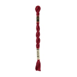 Fil à broder DMC - Coton perlé n°5 - Rouge baiser 498