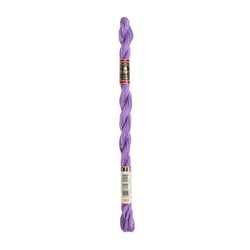 Fil à broder DMC - Coton perlé n°5 - Améthyste violette 553
