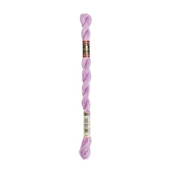 Fil à broder DMC - Coton perlé n°5 - Violet pastel 554