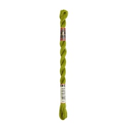 Fil à broder DMC - Coton perlé n°5 - Vert criquet 581