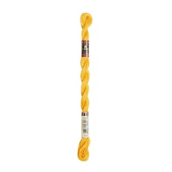 Fil à broder DMC - Coton perlé n°5 - Jaune bouton d'or 725