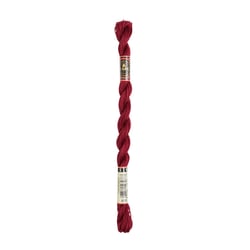 Fil à broder DMC - Coton perlé n°5 - Cerise oire métallisée 815