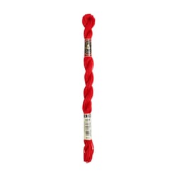Fil à broder DMC - Coton perlé n°5 - Rouge japonais 817