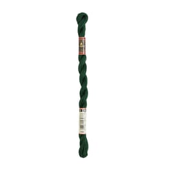 Fil à broder DMC - Coton perlé n°5 - Vert forêt noire 890