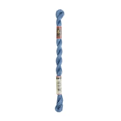 Fil à broder DMC - Coton perlé n°5 - Bleu gris 931