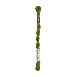 Fil à broder DMC - Coton perlé n°5 - Vert mousse 937