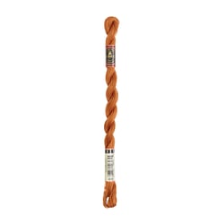 Fil à broder DMC - Coton perlé n°8 - Tabac 435