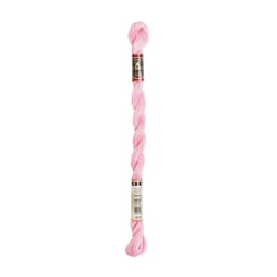 Fil à broder DMC - Coton perlé n°8 - Bouton de rose 605
