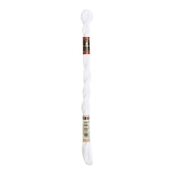 Fil à broder DMC - Coton perlé n°8 - Lumière blanche nacrée B5200